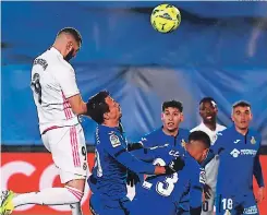  ?? FOTO: AFP ?? “Estamos de vuelta... malta mucho para el nnal”, Avisó Karim el Gato Benzema tras el juego en donde Anotó su gol 11 del torneo.