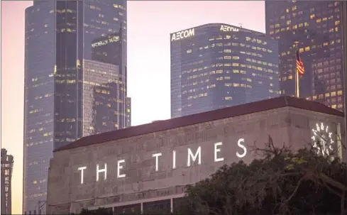  ?? DAVID MCNEW/GETTY IMAGES NORTH AMERICA/AFP ?? building is seen on February 6 in Los Angeles, California.