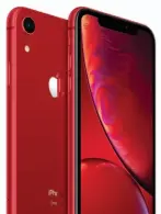  ??  ?? The iphone XR’S glass back is smooth to the touch but not overly slippery.