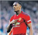  ??  ?? Potential: Anthony Martial is United’s joint top scorer on five this season