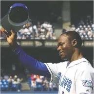  ?? AARON HARRIS / THE CANADIAN PRESS FILES ?? Toronto Blue Jays fan favourite and World Series champion Tony Fernandez died Feb. 16 at age 57.