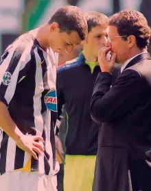  ?? LAPRESSE ?? Insieme Zlatan Ibrahimovi­c e Fabio Capello ai tempi della Juventus