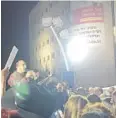  ?? RUTH EGLASH/WASHINGTON POST ?? Israelis protested attempts to close a shopping mall in Ashdod last month.