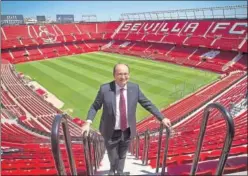  ??  ?? MEJORA. El presidente, José Castro, quiere invertir en el estadio.