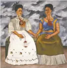  ?? Museo de Arte Moderno, INBA, Mexico City ?? “Frida: Viva la Vida” adds biographic­al context to Frida Kahlo works like “The Two Fridas” (1939).