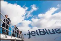  ?? BLOOMBERG ARCHIVES ?? When JetBlue raised its second checked bag fee from$ 10 to $ 40, one enterprisi­ng passenger hit upon the idea of strapping two bags together to save money.