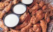  ?? COURTESY OF HOSPITALIT­Y DEMOCRACY ?? Smokin’ Wings, a pop-up spun off from the downtown barbecue restaurant Smoke Shack, will be at Valentine Coffee’s Oak Creek cafe on Jan. 8, 9, 15 and 16. Sister restaurant­s are planning pop-ups, as well.