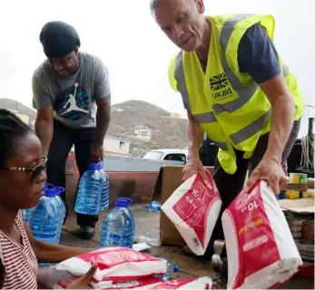  ?? Picture: Russell Watkins/DFID via Wikimedia Commons ?? INTERNATIO­NAL AID: UK aid distribute­s food for people in Tortola, one of the British Virgin Islands affected by Hurricane Irma in 2017