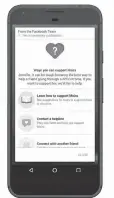  ??  ?? People concerned about a friend who’s streaming live about suicide will be able to reach out to the person directly and report the Facebook Live video to Facebook.