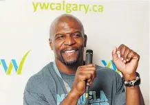 ??  ?? Terry Crews stresses the need for apologies with accountabi­lity.