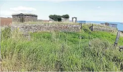  ?? Picture: Angus Whitson. ?? A windswept St Skae chapel and graveyard.