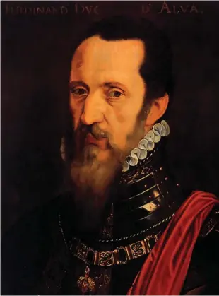 ??  ?? El Duque de Alba comandó la operación militar que acabó dando origen a lo que se llamó el Camino Español.