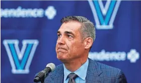  ?? MATT ROURKE/AP ?? Jay Wright says he no longer had “the edge” he needed to continue coaching at a championsh­ip level.