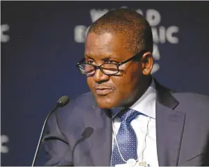  ?? ?? Aliko Dangote