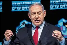  ?? — AFP ?? Defiant: Netanyahu has denied the allegation­s, pointing out the15 prior enquiries he apparently shook off in his 12 years as premier.