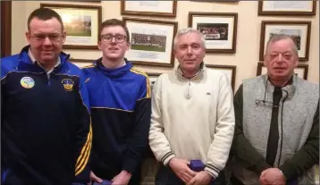 ??  ?? The St. Mary’s (Rosslare) quiz team (from left): Leo Harte, Andy O’Connor, Richard O’Connor, Paddy Dunne.