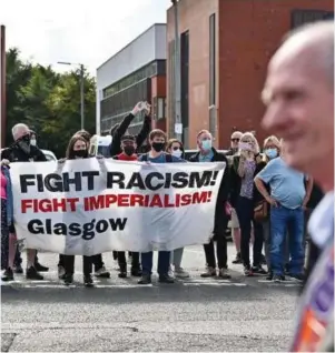  ?? ?? Councillor Ruairi Kelly, left, wants more to be done to stop racism