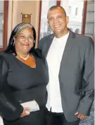  ?? Picture: BRIAN WITBOOI ?? CHARITY VALENTINE: Lynette and Winston Malgas spent their Valentine’s evening at the Alushi Foundation Trust’s Romance With Mother Earth fundraiser at the Feather Market Centre