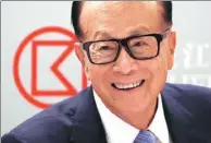  ?? REUTERS ?? Hong Kong tycoon Li Ka-shing smiles during a news conference announcing CK Hutchison Holdings company results in Hong Kong on March 17, 2016.