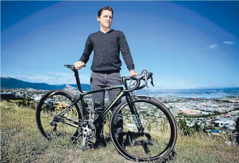  ?? Photo: PHILLIP ROLLO/FAIRFAX NZ ?? Nelson’s Grayson Napier, 19, has signed a one-year contract with Australia-based continenta­l road cycling team Navitas Satalyst.