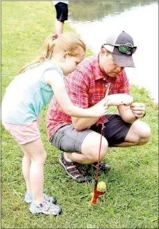  ?? Photo submitted ?? Will and Leah Blanchard attended a Hooked on Grace fishing event recently.