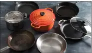  ?? Courtesy of Kevin White/ATK ?? Cooking Basics — Investing in a few decent pieces of cookware will make cooking easier and your food better. America’s Test Kitchen expert says every kitchen should have a Dutch oven, two large skillets and a large saucepan.