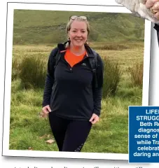  ?? ?? LIFELONG STRUGGLES: For Beth Rees, left, diagnosis was a sense of validation while Tracy, right, celebrates being daring and different