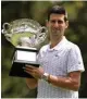  ??  ?? Novak Djokovic affole les statistiqu­es.