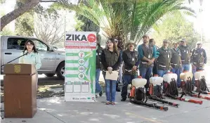  ??  ?? Combate. La Segunda Jornada contra el dengue, zika y chikunguny­a será del 21 al 25 de agosto.