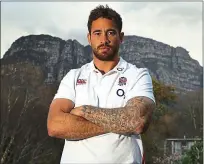  ??  ?? Cape Town mission: Danny Cipriani in front of Table Mountain yesterday, before his first start for England since 2008