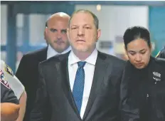  ??  ?? Aunque Weinstein fue acusado por unas 80 mujeres, sólo se mantienen las de dos.