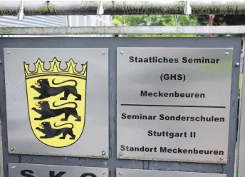  ?? FOTO: RWE ?? Wenn nicht alles täuscht, ist dies bald ein zeithistor­isches Dokument: Beide staatliche­n Schulsemin­are dürften Meckenbeur­en hin gen Weingarten verlassen.