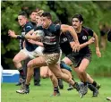  ?? PHOTO: DAVID UNWIN/STUFF ?? Tyler Moeau has been one of the stars of the Feilding 1st XV this season.