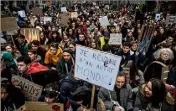  ?? AFP) ?? Les manifestat­ions se sont déroulées dans le calme.(Ph.