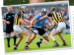  ??  ?? TREATY TRIUMPH: Limerick celebrate their AllIreland triumph (main) as Conal Keaney takes on Kilkenny (left)