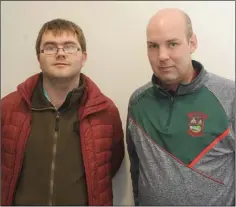  ??  ?? Sean McDermotts GFC delegates, Conor Lynch and Brian Duff.