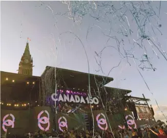  ?? JUSTIN TANG LA PRESSE CANADIENNE ?? Ce n’est pas le 150e anniversai­re que les fédéralist­es nationalis­tes du Québec fêteront cette année, car leur Canada est bien plus vieux que cela.