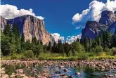  ?? DREAMSTIME/ TNS ?? If you plan to visit tourism hot spots – like El Capitan in Yosemite National Park – consider a shoulder or off-season trip when the impact may be less.