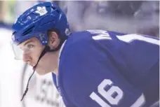  ?? CARLOS OSORIO/TORONTO STAR ?? Mitch Marner and the Leafs now know what they’re up against when the Stanley Cup playoffs open, with the powerhouse Capitals on deck.