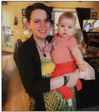  ?? Special to the Democrat-Gazette ?? Jerrika Longuevill­e of Fayettevil­le, who has hypoplasia and can’t produce enough breast milk, has fed her son, Milo, now 6 months old, with breast milk from donors. She says the donors have been open and honest and that she believes “there’s a very,...