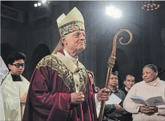  ?? MICHAEL S. WILLIAMSON THE WASHINGTON POST ?? Washington Cardinal Donald Wuerl is facing calls to step down over both the McCarrick scandal and his mishandlin­g of some abuse cases when he was bishop in Pittsburgh.