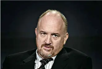  ?? Kevork Djansezian/Reuters ?? O comediante Louis C.K., acusado de assédio sexual por 5 mulheres no ‘New York Times’