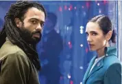  ?? CONTRIBUTE­D BY TNT / JUSTINA MIN TNS ?? TNT’s ‘Snowpierce­r’ stars Daveed Diggs and Jennifer Connelly.