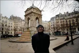  ?? CHRISTOPHE ENA — THE ASSOCIATED PRESS ?? Omer Mas Capitolin, the head of Community House for Supportive Developmen­t, poses in Paris on Tuesday.