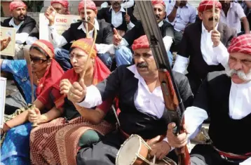  ??  ?? A Codava protest in Bengaluru