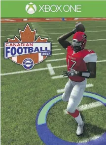  ??  ?? Canadian Football 2017 was released this week digitally on Xbox One and Steam.