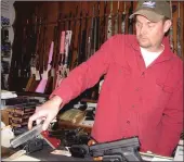  ??  ?? Kittle’s Outdoor and Sport Co. owner Pat Kittle said the new ammunition sales laws have changed his customer’s ammunition buying habits.