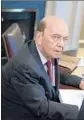  ?? Evan Vucci Associated Press ?? WILBUR ROSS estimates his net worth to be at least $800 million.