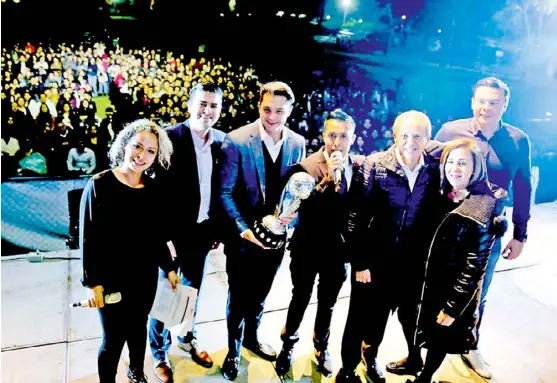  ?? Gobierno del Estado ?? El gobernador del Estado, Juan Manuel Carreras López, encabezó la ceremonia de la entrega de reconocimi­entos y estímulos económicos a los ganadores del Premio Estatal de la Juventud 2018.