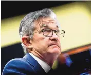  ?? STEFANI REYNOLDS/BLOOMBERG ?? Jerome Powell is chairman of the U.S. Federal Reserve, which hasn’t raised interest rates since 2018.